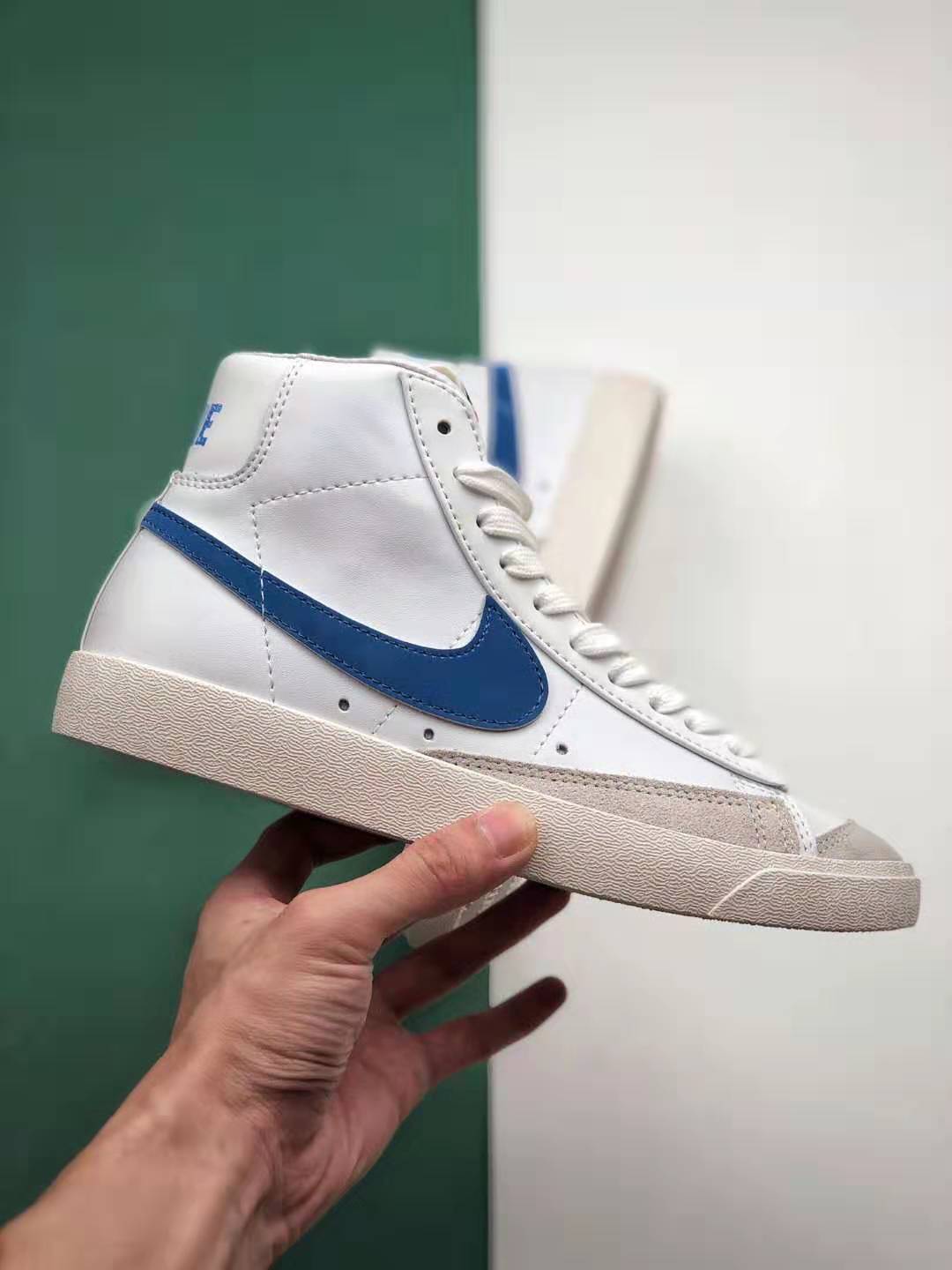 Nike Blazer Mid '77 Vintage 'Pacific Blue' BQ6806-400 - Classic Retro Sneakers | Shop Now!