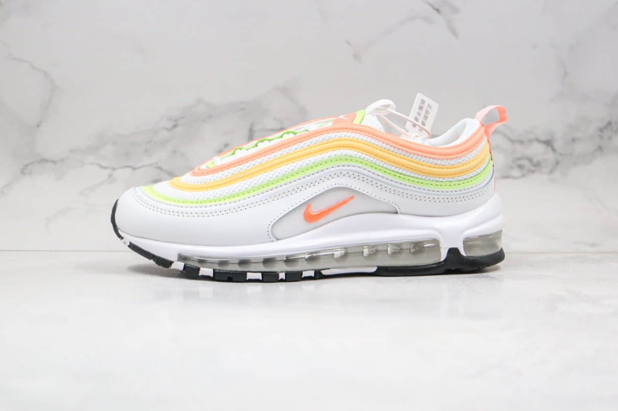 Nike Air Max 97 Essential White Melon Mint Volt CZ6087-100 - Stylish Sneakers for Every Occasion
