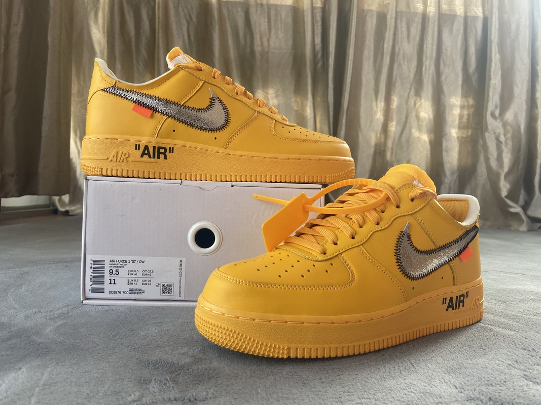 Nike Off-White X Air Force 1 Low 'Lemonade' DD1876-700 - Limited Edition Sneaker