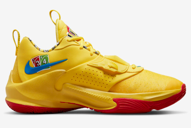 UNO x Nike Zoom Freak 3 Yellow DC9364-700 | Limited Edition Basketball Sneakers