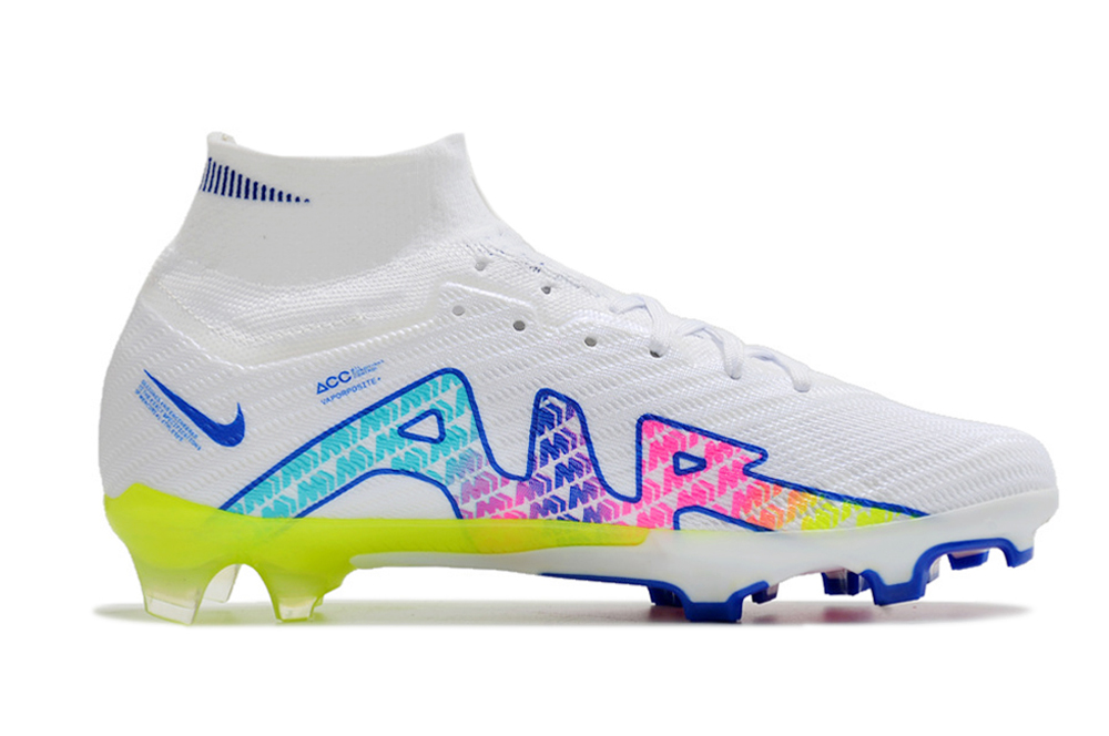 Nike Air Zoom Mercurial Superfly 9 Elite FG Rainbow - White Multicolor | Stylish and Dynamic Football Boots