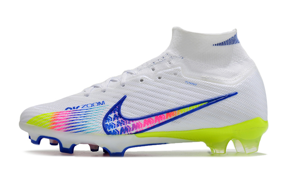 Nike Air Zoom Mercurial Superfly 9 Elite FG Rainbow - White Multicolor | Stylish and Dynamic Football Boots