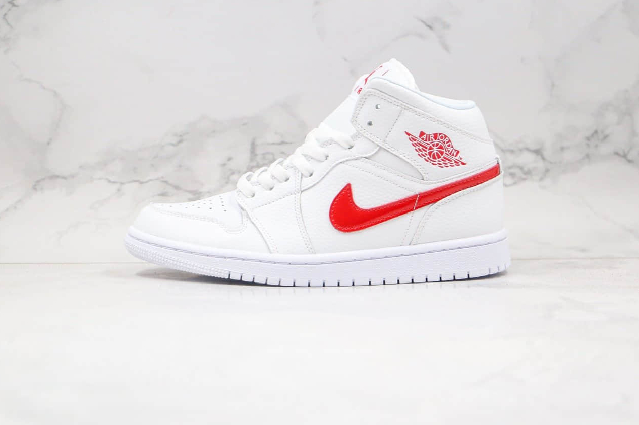 Air Jordan 1 Mid 'Wolf Grey Aluminum' BQ6472-105 - Premium Sneakers at Affordable Prices