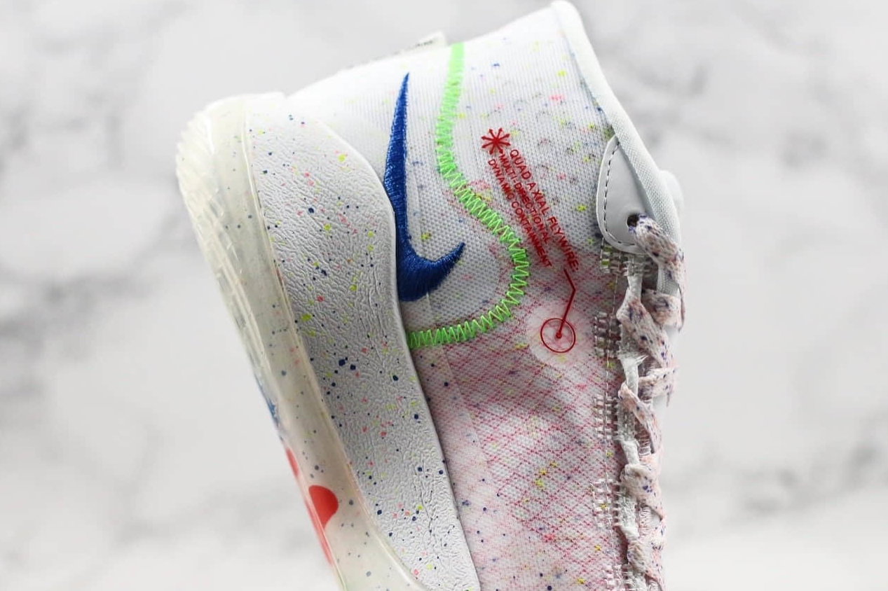 Nike Zoom KD 12 EP White Multi Color Red AR4230 118 - Latest Basketball Shoes from Nike