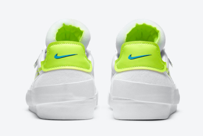 Nike Drop Type HBR 'Worldwide' White/Blue Fury-Black-Volt CZ5847-100 - Stylish and Versatile Sneakers for Men - Limited Stock