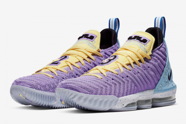 Nike LeBron 16 'Heritage' Lakers CK4765-500 - Supreme Court Design