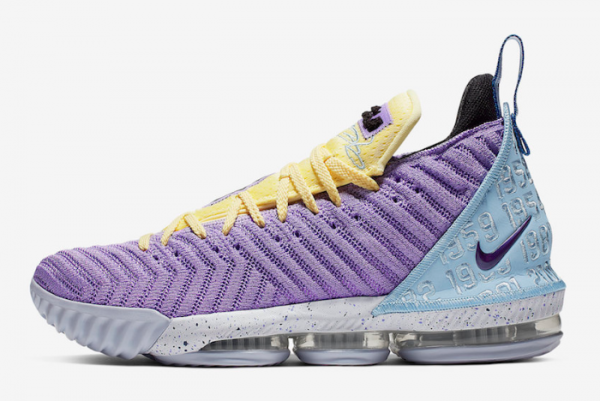 Nike LeBron 16 'Heritage' Lakers CK4765-500 - Supreme Court Design