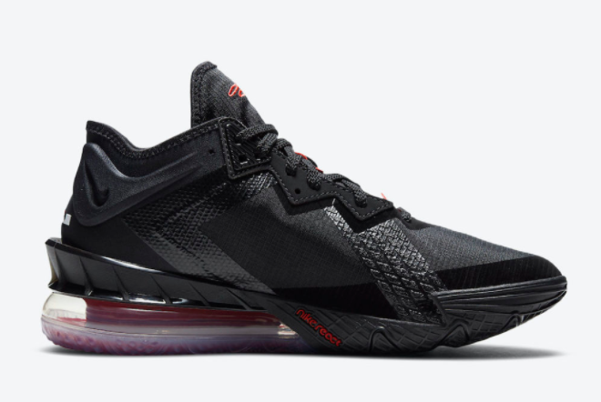 Nike LeBron 18 'Black/University Red' CV7562-001: Stylish and Striking Basketball Sneakers