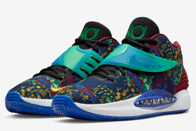 Nike KD 14 'Ky-D' Black/Multicolor DC9382-500 - Top Performance Basketball Shoes