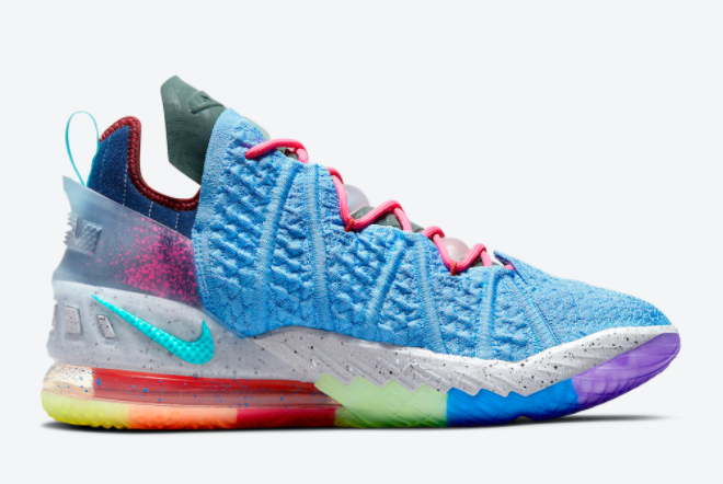 Nike LeBron 18 'What The' Multicolor DM2813-400 - Premium Basketball Shoes