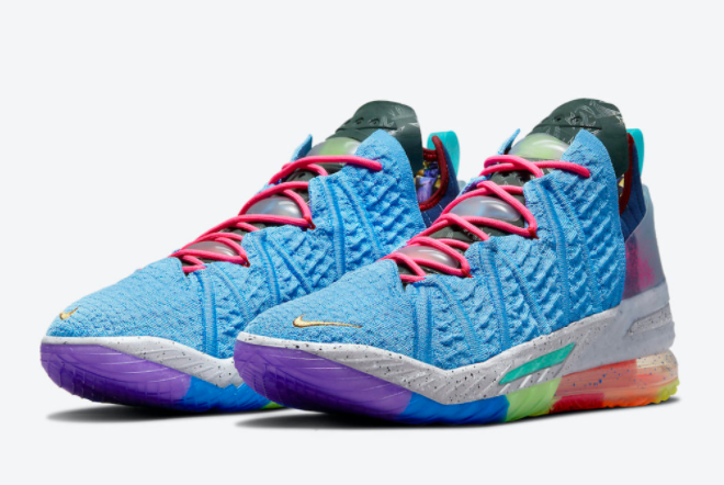 Nike LeBron 18 'What The' Multicolor DM2813-400 - Premium Basketball Shoes