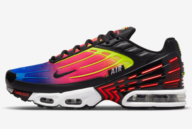 Nike Air Max Plus 3 Multi-Color Gradient Black/Blue-Pink DR8602-001 - Shop Now!