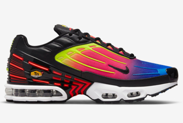 Nike Air Max Plus 3 Multi-Color Gradient Black/Blue-Pink DR8602-001 - Shop Now!