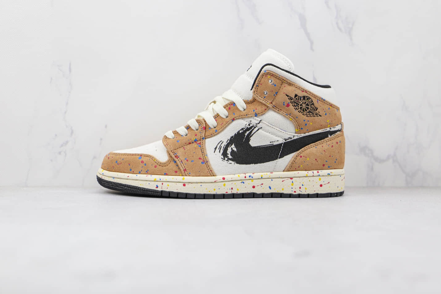 Air Jordan 1 Mid SE 'Black White Multi-Color' DB5454-001 - Trendy & Stylish Sneakers