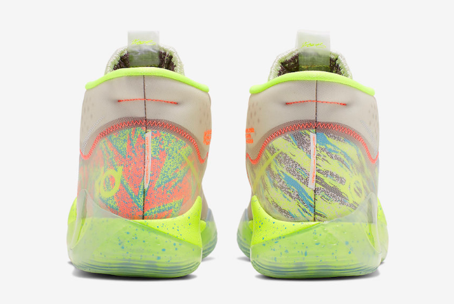 Nike KD 12 '90s Kid' Multi-Color/White AR4229-900 - Retro-inspired Basketball Shoes