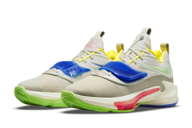 Nike Zoom Freak 3 Primary Colors DA0695-100: Supreme Performance and Style