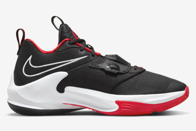 Nike Zoom Freak 3 'Bred' Black/Red-White DA0694-003 - Top Performance Basketball Shoes