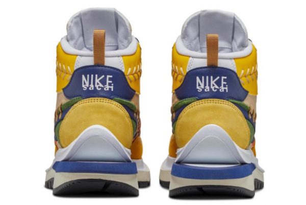 Sacai x Jean Paul Gaultier x Nike VaporWaffle Sesame/Multi-Color DH9186-200 - Unique Collaboration with a Stylish Twist