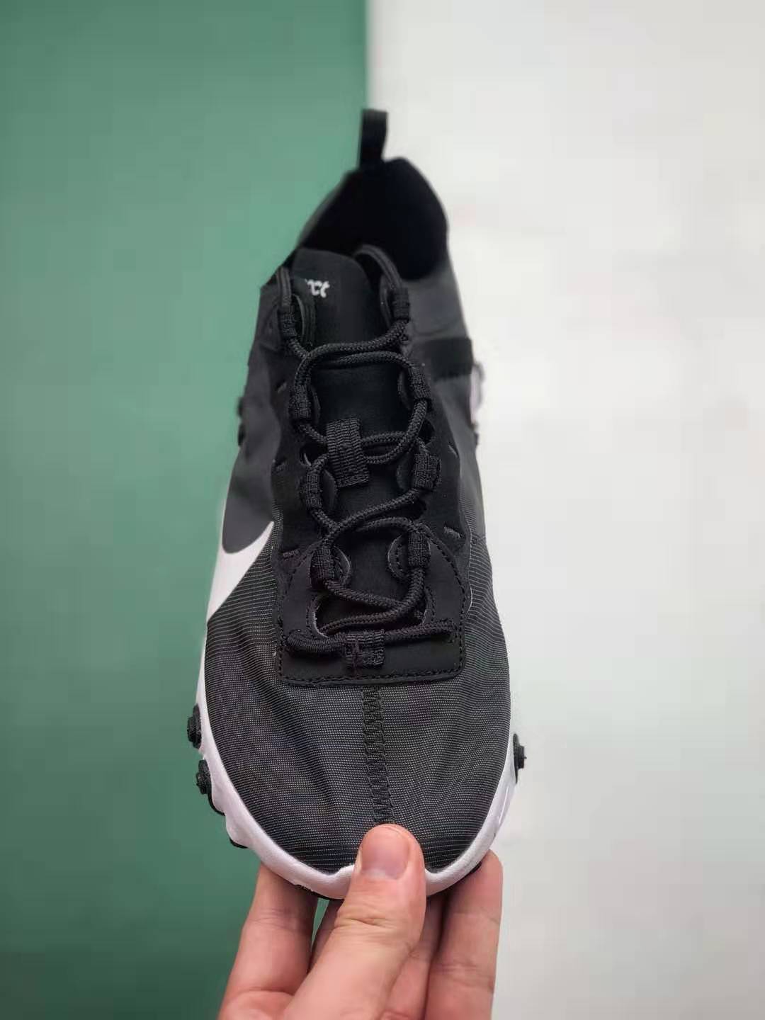 Nike React Element 55 'Black White' BQ6166-003 - Stylish and Versatile Sneakers | Limited Stock Available