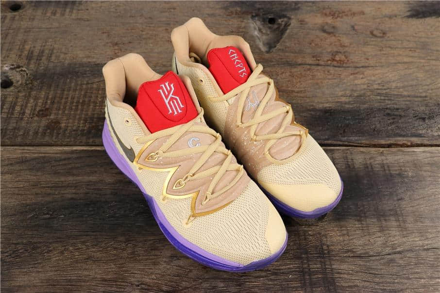 Concepts x Nike Zoom Kyrie 5 EP Ikhet Purple Gold Red Multi-Color CL9961-900 - Stylish & Functional Basketball Shoes | Best Prices Online
