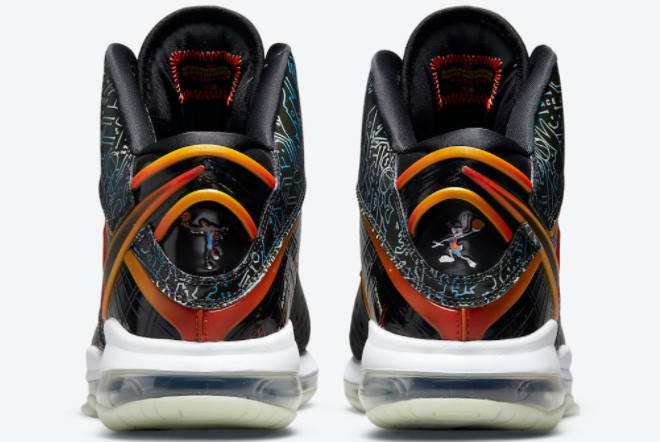 Nike LeBron 8 'Space Jam' Black/White-Multi-Color DB1732-001 | Limited Edition Basketball Sneakers