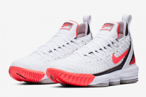 Nike LeBron 16 'Hot Lava' White/Hot Lava-Flat Silver CI1521-100 - Premium Basketball Shoes for Performance and Style