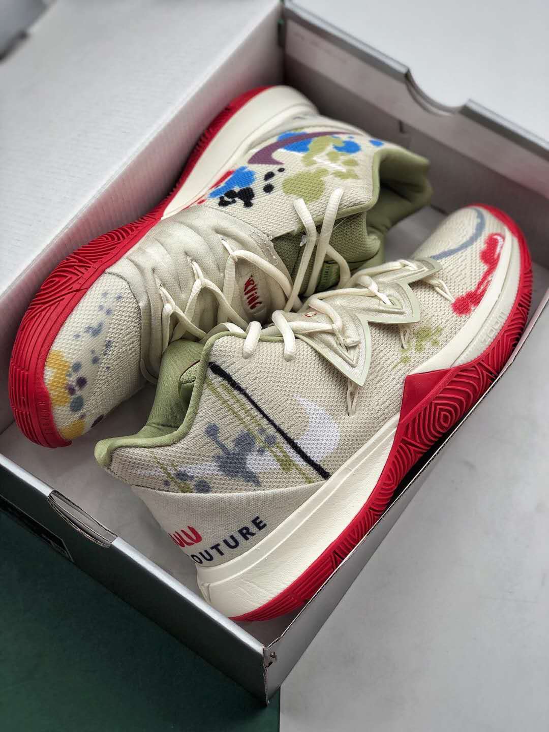 Bandulu x Nike Kyrie 5 EP Multi Color CK5837 100 - Limited Edition Basketball Shoes