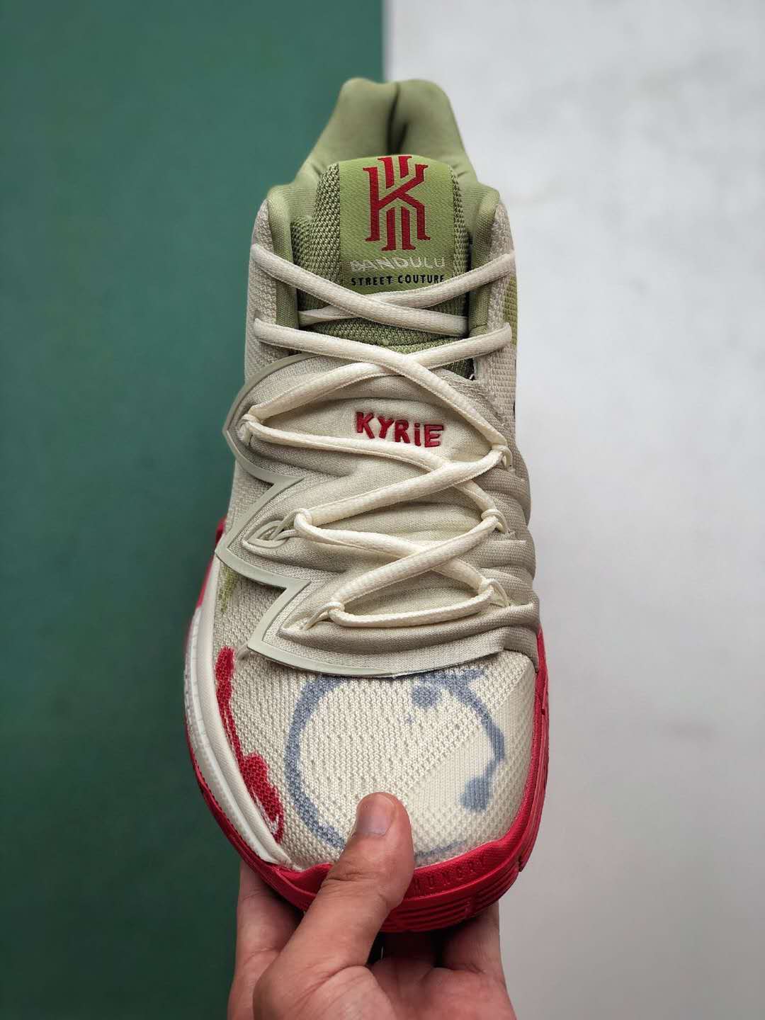 Bandulu x Nike Kyrie 5 EP Multi Color CK5837 100 - Limited Edition Basketball Shoes