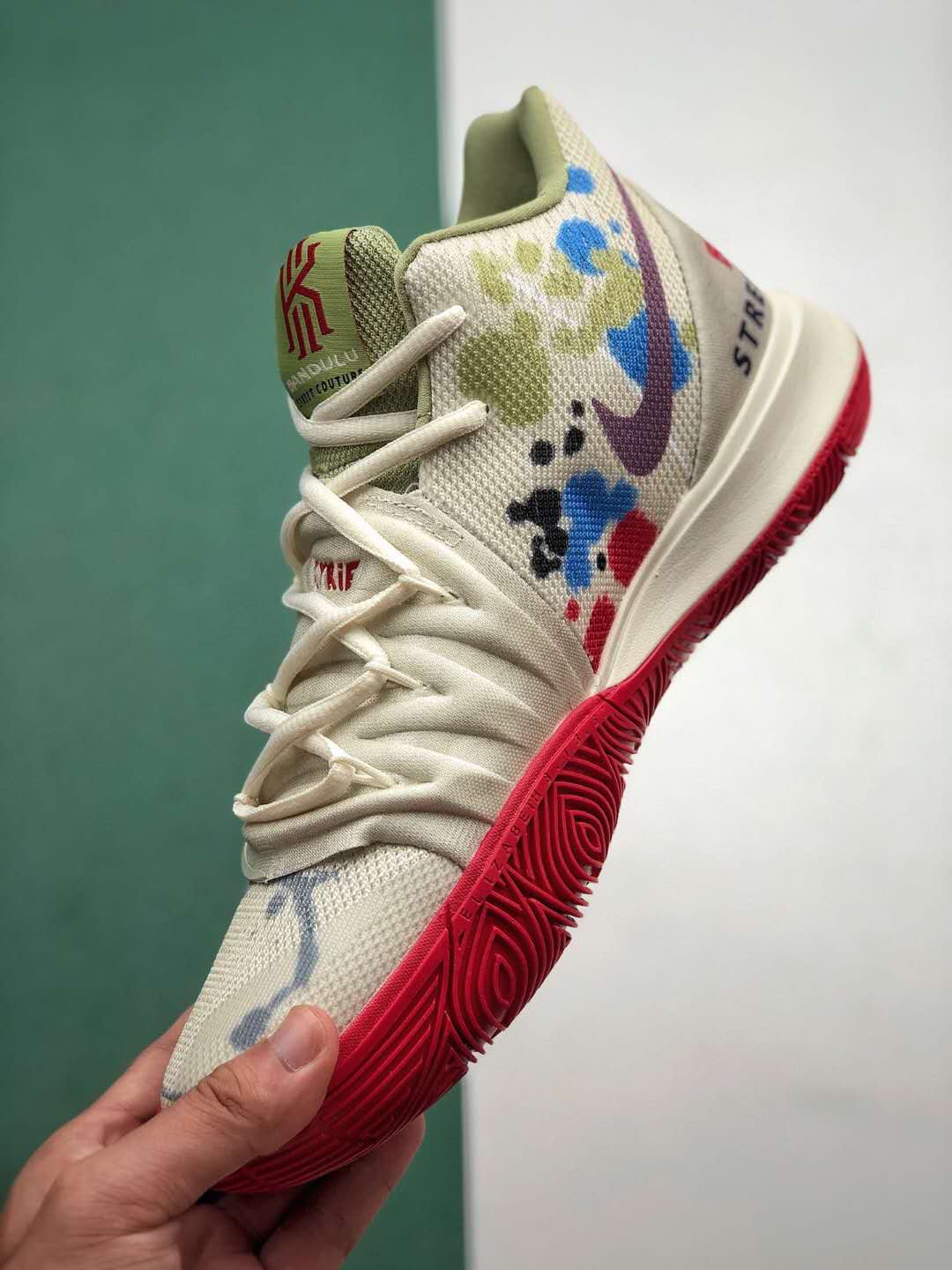 Bandulu x Nike Kyrie 5 EP Multi Color CK5837 100 - Limited Edition Basketball Shoes