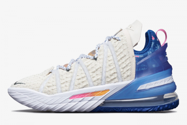Nike LeBron 18 'Los Angeles By Night' DB8148-600 - Exquisite Athletic Sneakers at Their Finest!