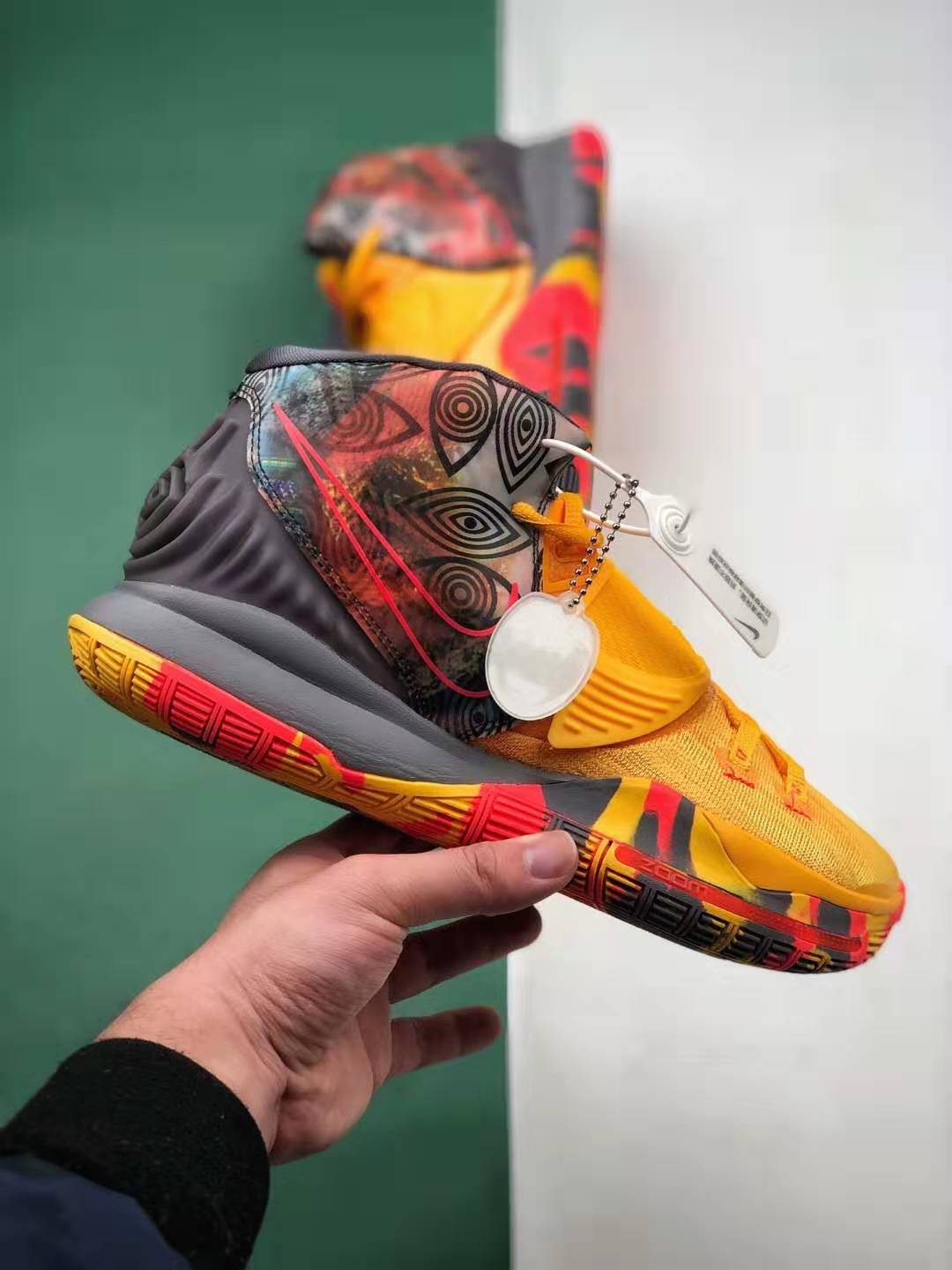 Nike Kyrie 6 Pre Heat Beijing CQ7634-701 | Multicolor Basketball Sneakers