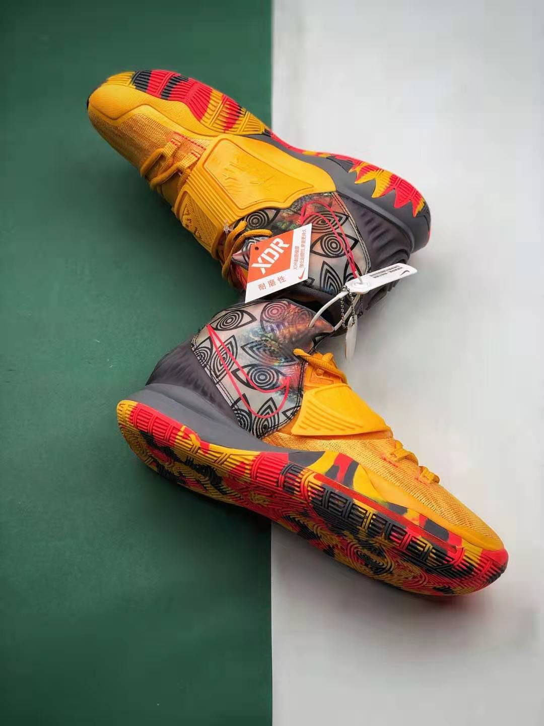 Nike Kyrie 6 Pre Heat Beijing CQ7634-701 | Multicolor Basketball Sneakers