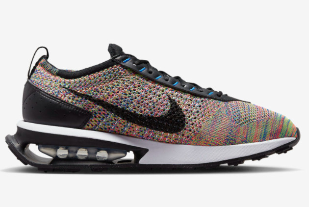 Nike Air Max Flyknit Racer 'Multi-Color 2.0' Multi-Color/Black-Racer Blue FD2765-900 - Lightweight and Versatile Sneakers from Nike