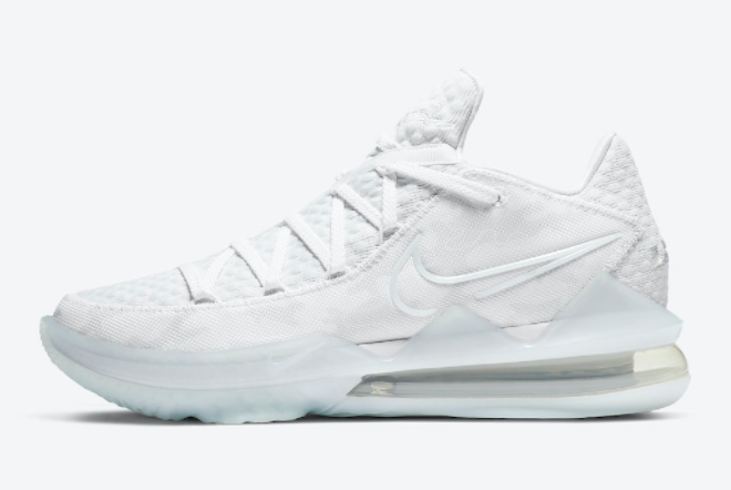 Nike LeBron 17 Low 'White Camo' CD5007-103 for Supreme Court Presence