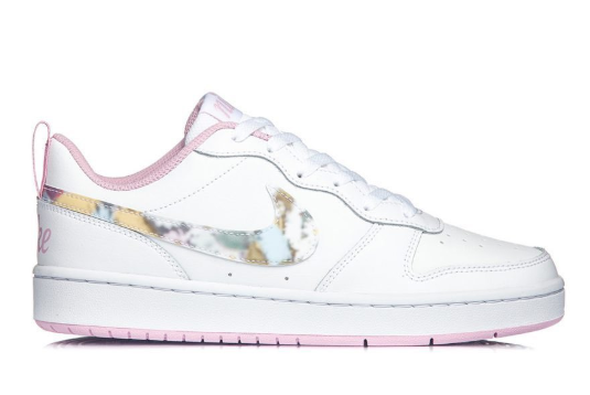 Nike Wmns Court Borough Low 2 SE White/Multi-Color CK5426-100 - Shop Now for Women's Stylish Athletic Sneakers