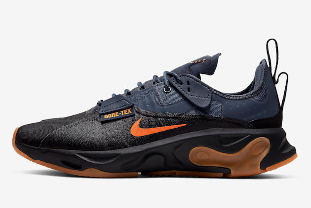 Nike React Type GTX Black Bright Ceramic Thunder Grey BQ4737-001 | Waterproof Sneakers | Fast Shipping