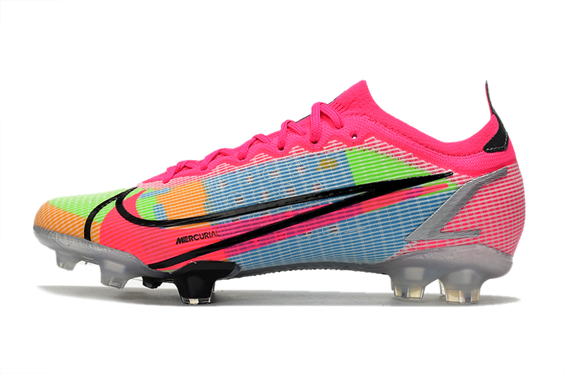 Nike Mercurial Vapor XIV Elite FG White Black Pink Multicolor | Premium Soccer Cleats