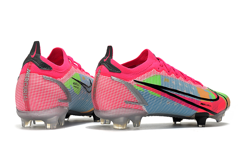 Nike Mercurial Vapor XIV Elite FG White Black Pink Multicolor | Premium Soccer Cleats