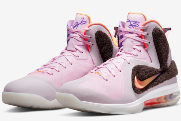 Nike LeBron 9 'Regal Pink' DJ3908-600 | Shop Regal Pink/Multi-Color-Velvet Brown