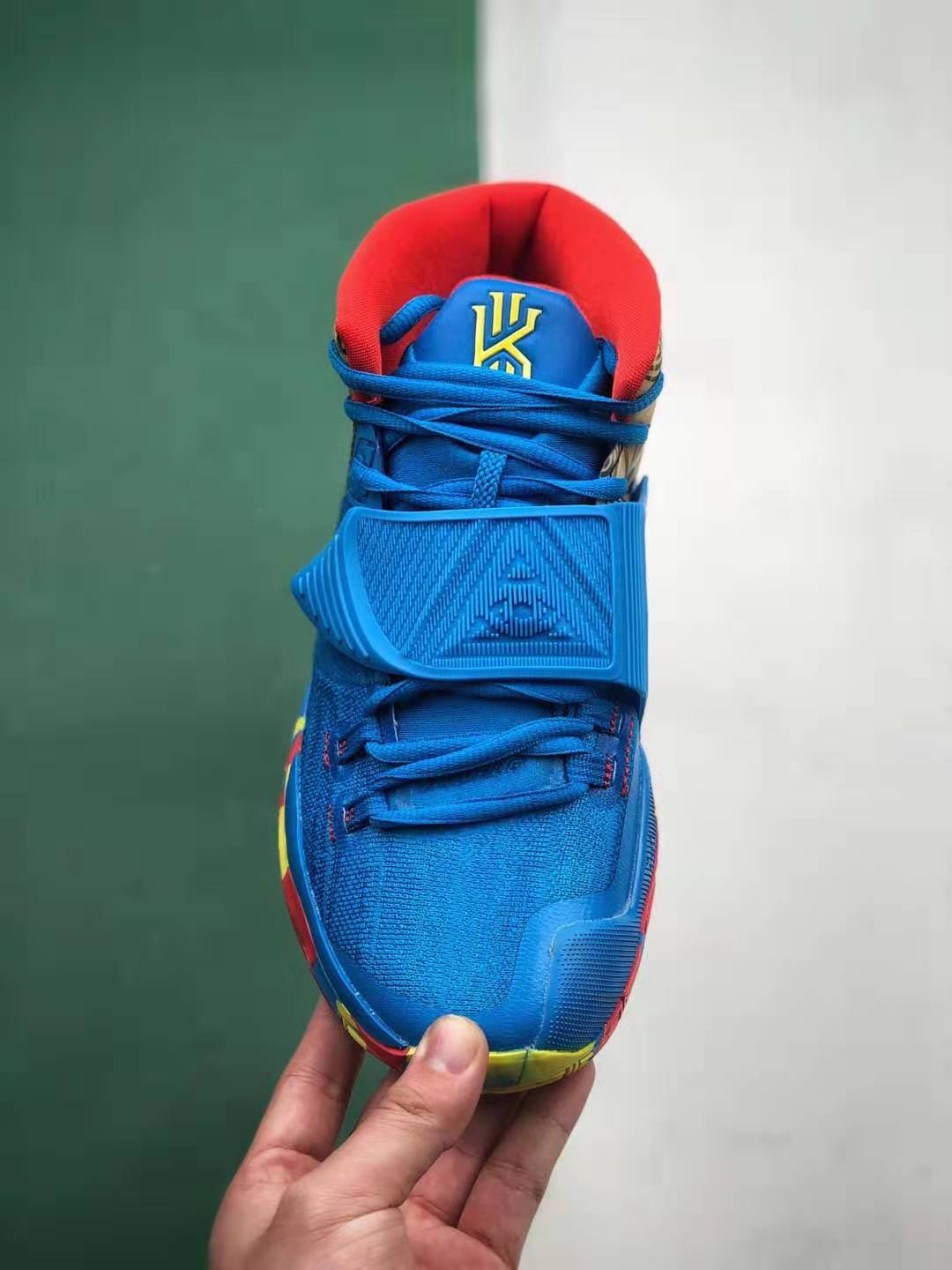 Nike Kyrie 6 Pre Heat Guangzhou: Multicolor CQ7634-409 Basketball Sneakers