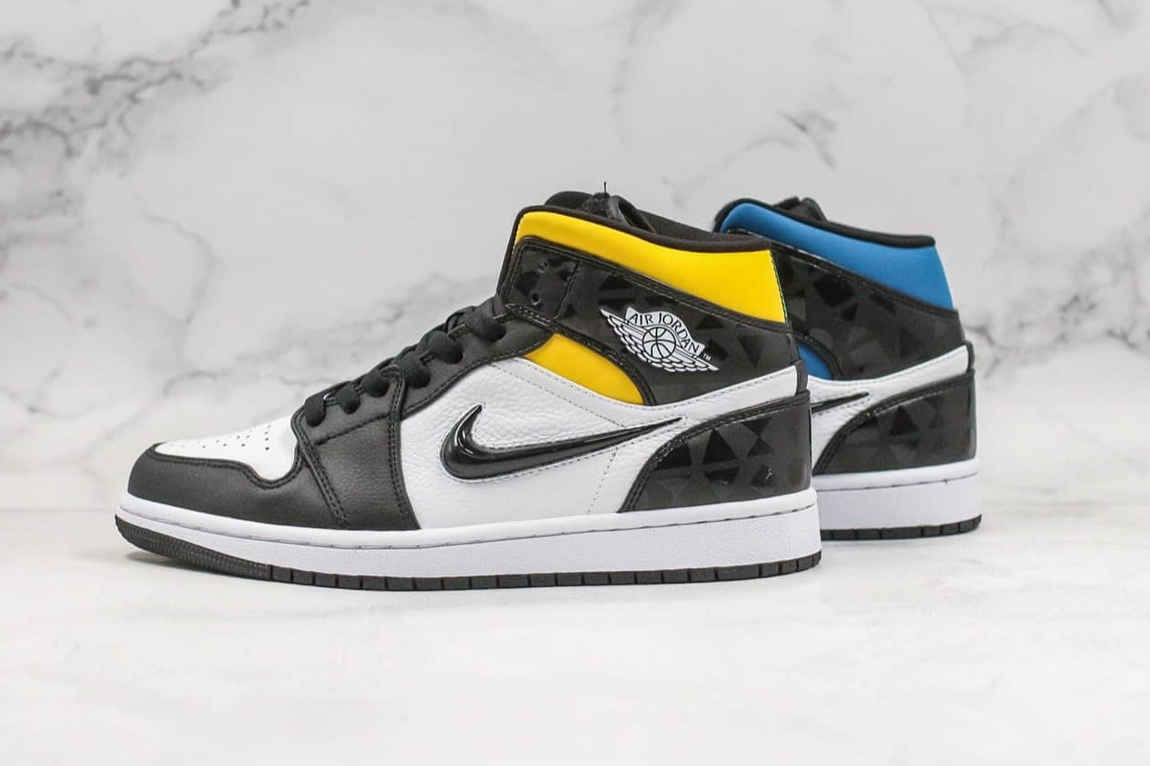 Air Jordan 1 Mid 'Schematic' DQ1864-100: Limited Edition Design for Sneaker Enthusiasts