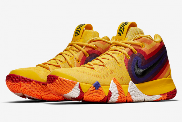 Nike Kyrie 4 'Yellow Multicolor' 943807-700 - Get the vibrant yellow and multicolor kicks now!