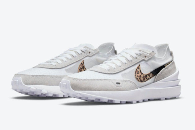 Nike Waffle One Leopard White/Multi Color-White DJ9776-100 | Limited Edition Men's Sneakers
