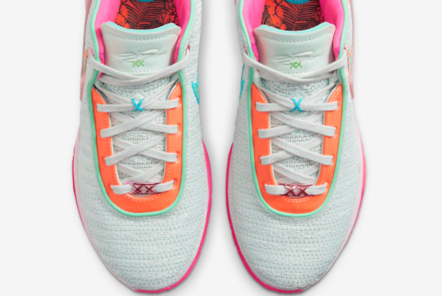 Nike LeBron 20 'Barely Green' Sneakers | Medium Soft Pink | DJ5423-300