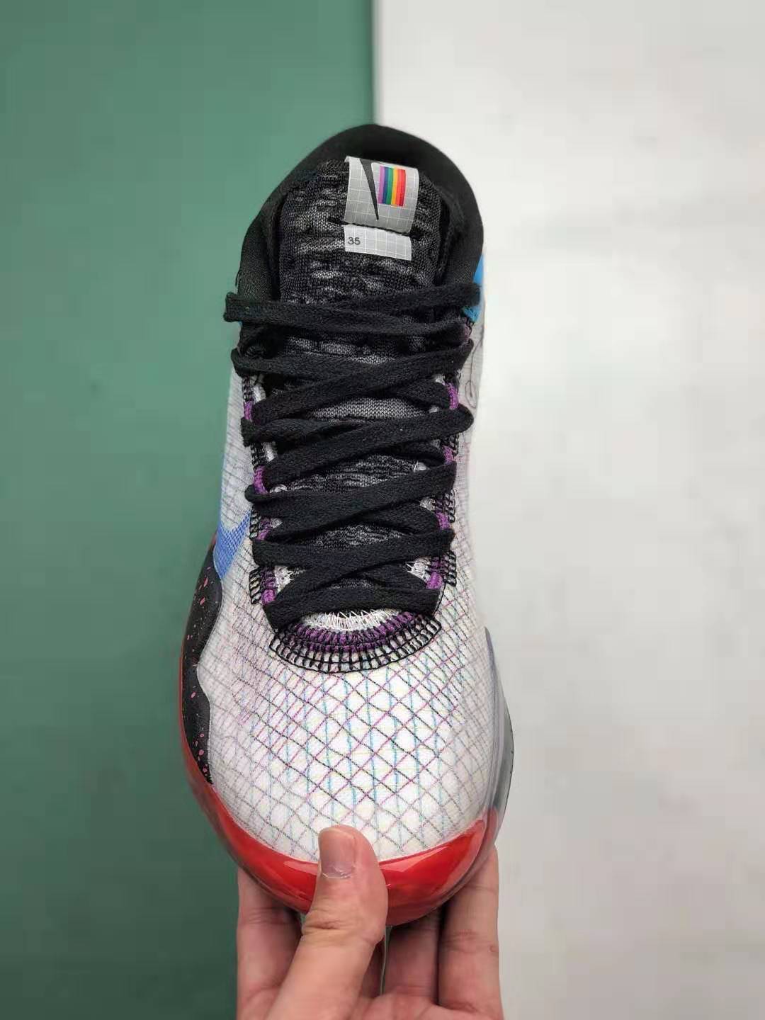 New Nike Zoom KD 12 EP White Multi Color AR4230-106 - Premium Basketball Shoe for Ultimate Performance