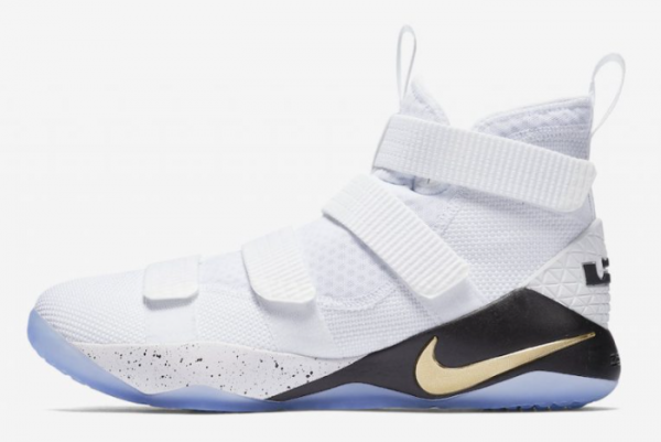 Nike LeBron Soldier 11 'Finals' Black/Metallic Gold 897647-002 - Shop Now!