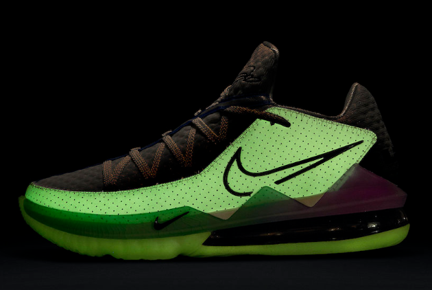Nike LeBron 17 Low 'Glow in the Dark' CD5007-005 - Premium Basketball Shoe