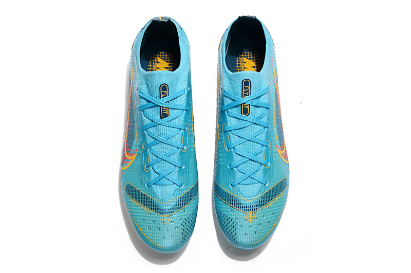 Nike Mercurial Vapor 14 Elite AG - Chlorin Blue Marina Laser Orange - DJ2833-484. Fast and Stylish AG Football Shoes.