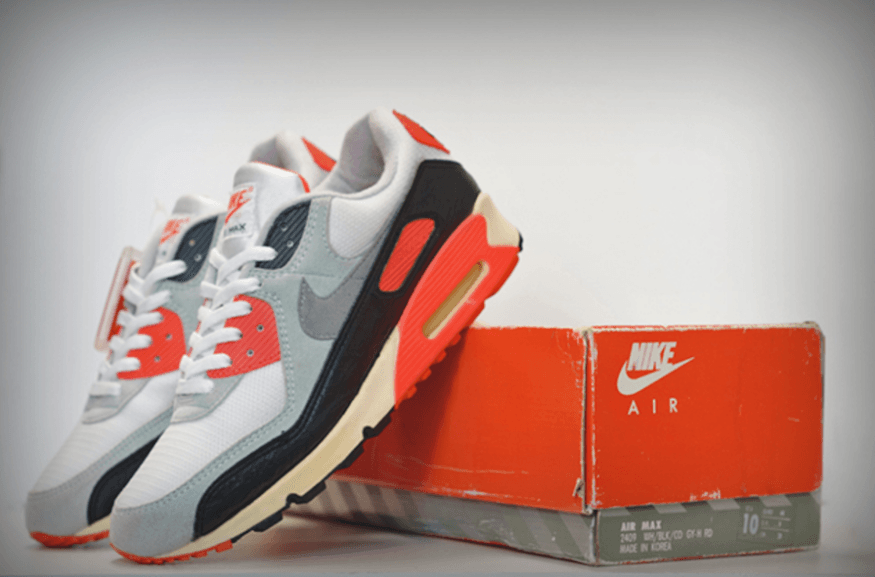Nike Air Max 90 'Infrared' 2020 CT1685-100 - Classic Design with a Modern Twist for Sneaker Enthusiasts