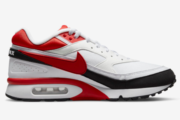 Nike Air Max BW 'Sport Red' White/Sport Red-Black DN4113-100 - Stylish and Versatile Sneakers for All-Day Comfort